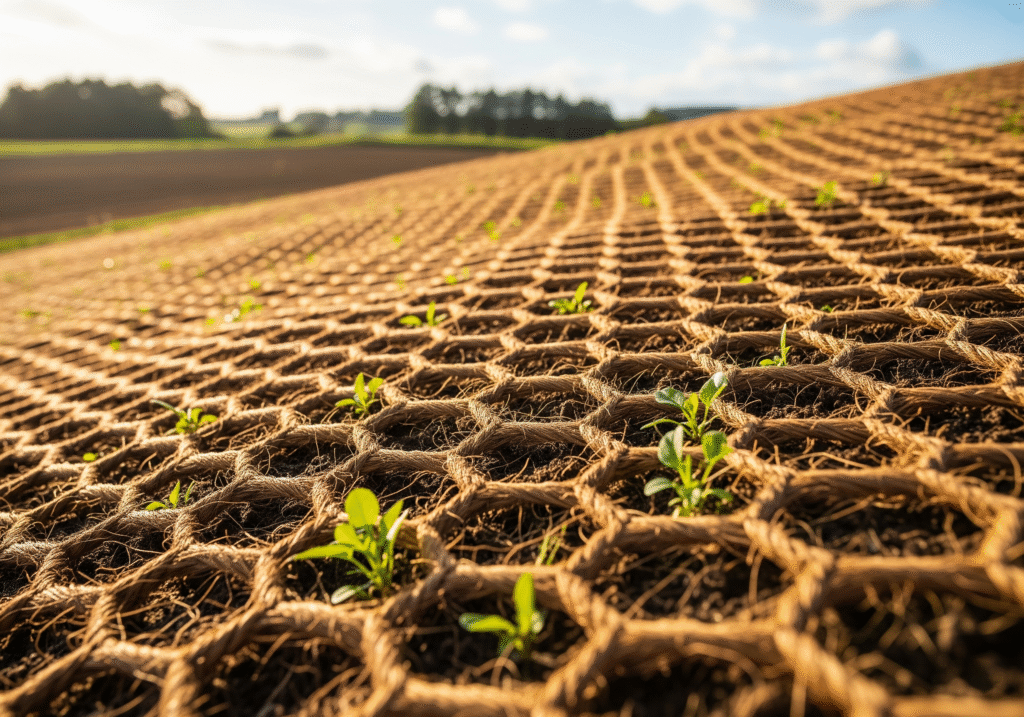 Coir Geo-textile Sheets - Erosion Control Mats