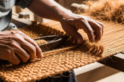 Coir Fiber Product Making